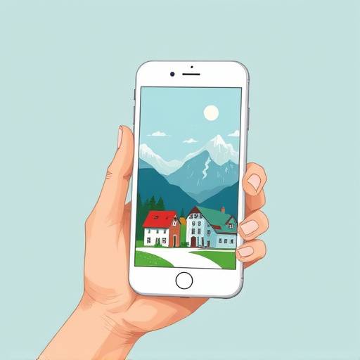A digital illustration of a Slovenian e-vinjeta displayed on a smartphone screen
