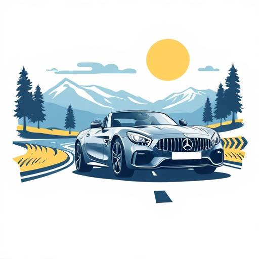 VignetteVoyage logo featuring a stylized car on a road